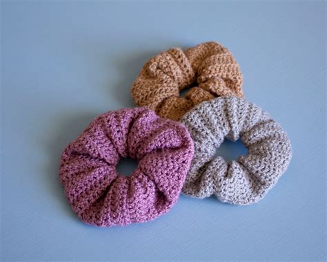 Free Pattern Crocheted Scrunchie