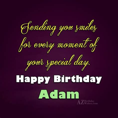 Happy Birthday Adam