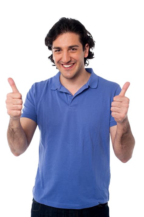 Men Pointing Thumbs Up PNG Image PNG Play