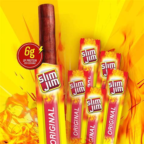 Slim Jim Original Smoked Snack Size Sticks 728 Oz 26 Ct Shipt