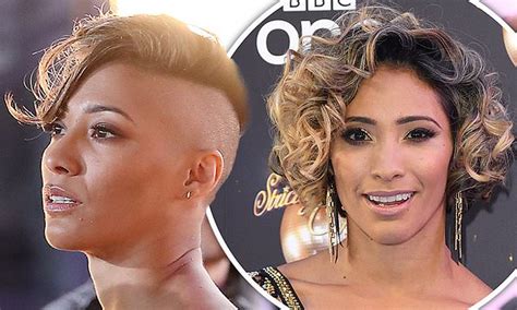 strictly s karen clifton debuts dramatic new hair as she rehearses daily mail online
