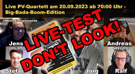 Nur Ganz Kurz Mal Eben Live Stream Test Mit Jens Wird Zur H