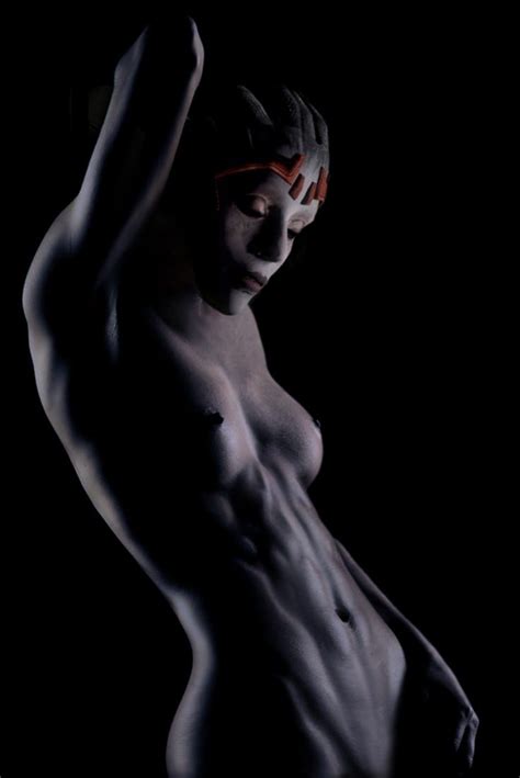 rule 34 1girls 2019 3d alien alien girl asari bioware black background blue body blue skin