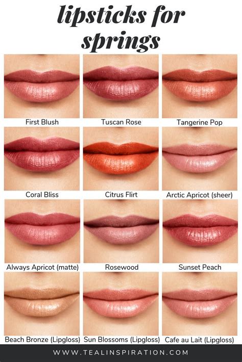 Makeup For Springs Spring Lipstick Colors Spring Lipstick Spring Makeup