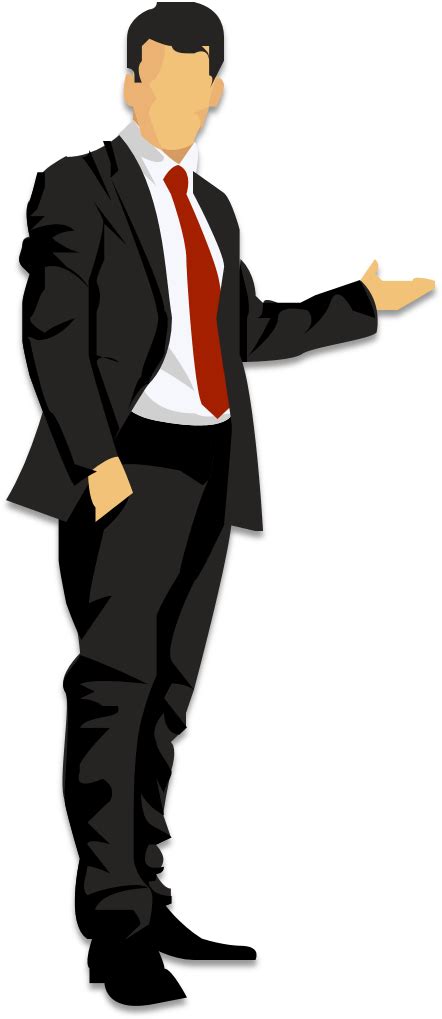 Download Cartoon Business Man Free Clipart Hq Clipart Man In Suit