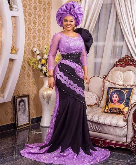 30 Latest Lace Gown Styles For Aso Ebi And Owambe 2022 2023