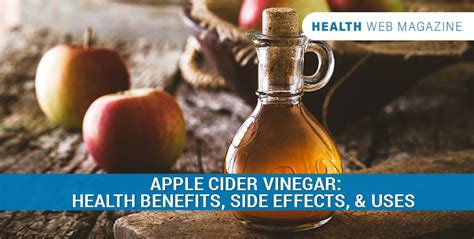 Benefits Of Apple Cider Vinegar Health Web Magazine