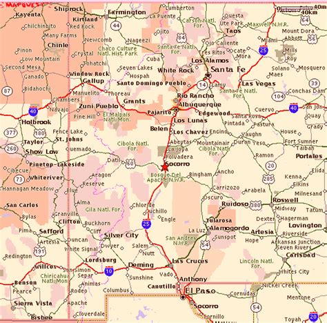 Map Of Northern New Mexico Photos Cantik