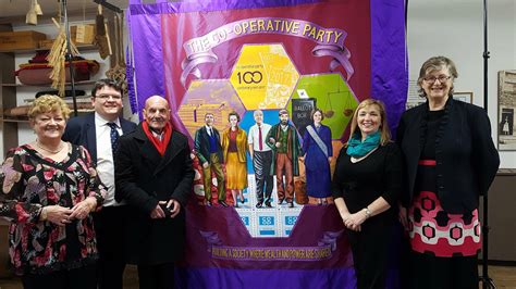 Centenary Banner At New Lanark Co Operative Party