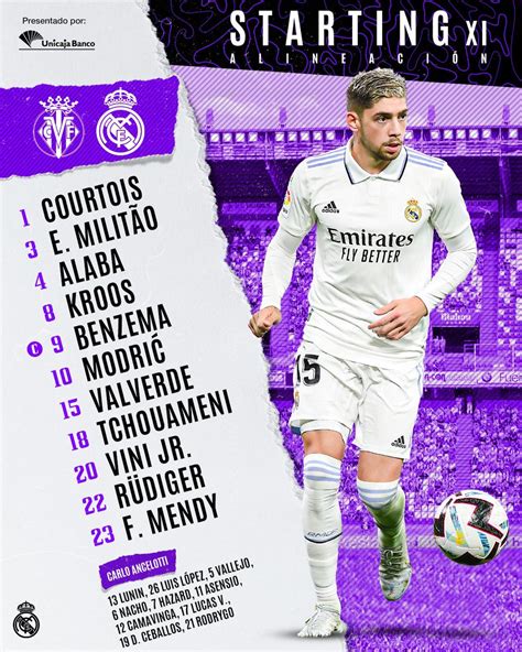 Real Madrid Info On Twitter Real Madrids Xi