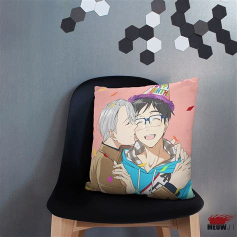 Yuri On Ice Soft Multi Size Throw Pillow Case Cover Free Shipping