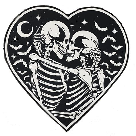 Skeleton Lovers Heart Shaped Beach Towel Skeleton Art Skull Art Skeleton Couple Tattoo