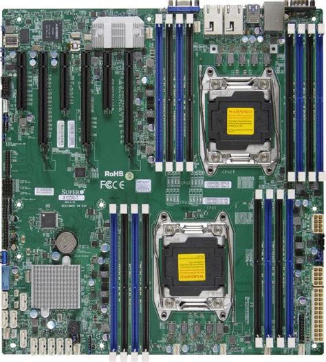 超微x10dri 双路服务器主板 Intel C612e5 2600v3v4 速亿兴科技
