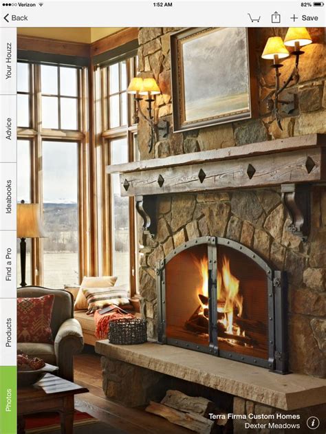 Rustic Brick Fireplace Fireplace Guide By Linda