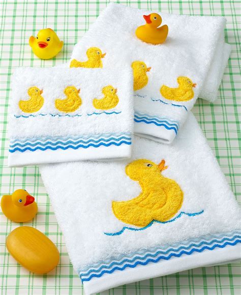 Rubber duck bathroom wall art print has a yellow rubber duck and reads ' rubber ducky you're the one, you make bathtime lots. Paradigm Duck Accessories Collection - - Macy's | Duck ...