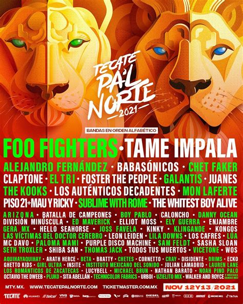 Tecate Pal Norte cartel fecha sede boletos artistas y más