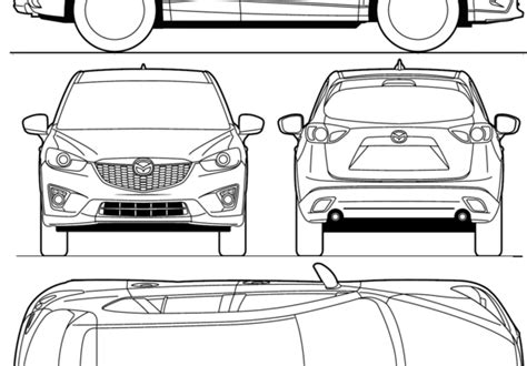 Mazda Cx 5 2013 Mazda Drawings Dimensions Pictures Of The Car