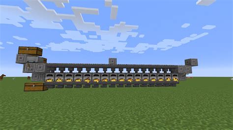 This smelter will transfer all your items equally between all the smelters. How to make a super smelter in minecraft - YouTube