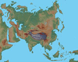 Dilsiz Asya K Tas Fiziki Haritas Co Rafya Haritalar