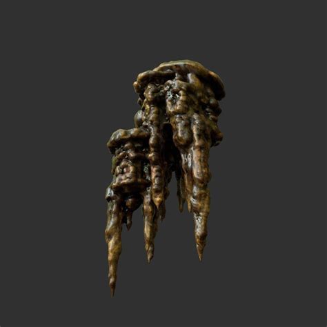 3d Model Low Poly Stalactite Cave Modular Pack A 2020 Vr Ar Low