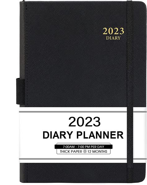 2023 Diary Diary 2023 Day To Page With Monthly Tabs From January To