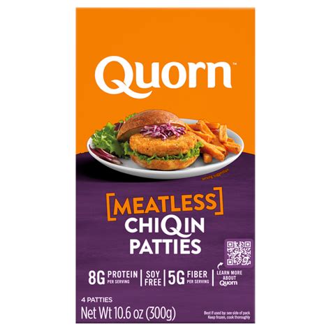 Save On Quorn Meatless Chiqin Patties Soy Free Ct Frozen Order