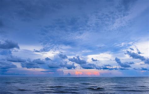 Ocean Sunset With Calm Seas Stockfreedom Premium Stock Photography