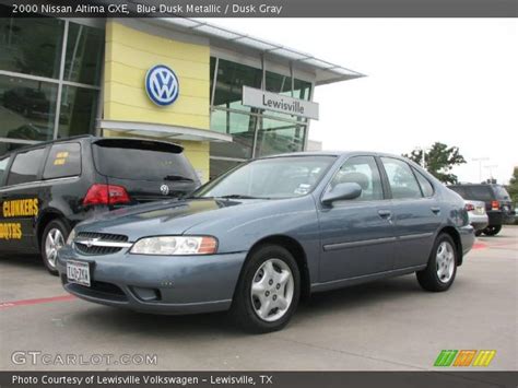 Blue Dusk Metallic 2000 Nissan Altima Gxe Dusk Gray Interior