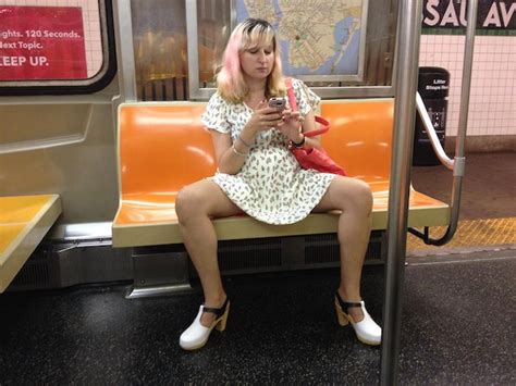Why Do Guys Spread Their Legs When Sitting On The Subway My Weekend Of