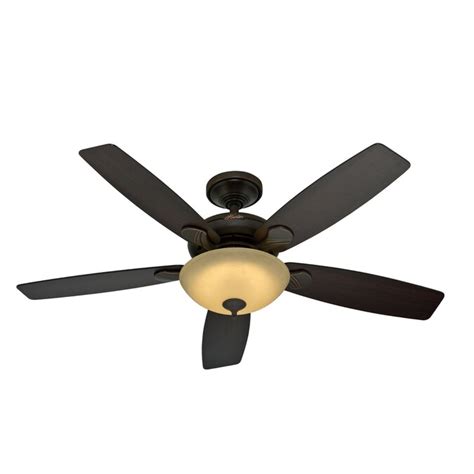 Hunter 52 In Eco Air Led Onyx Bengal Bronze Ceiling Fan With Light Kit