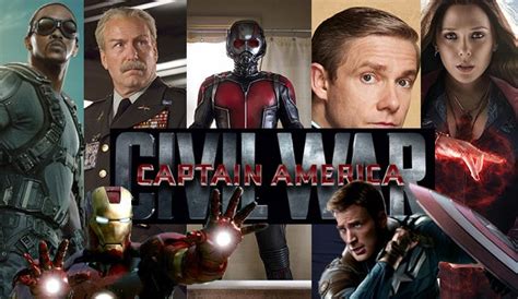 Captain America Civil War Cast And Characters Revealed Video