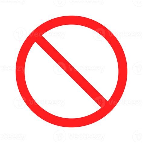 prohibition symbol warning is prohibited from entering circle red warning icon not allowed