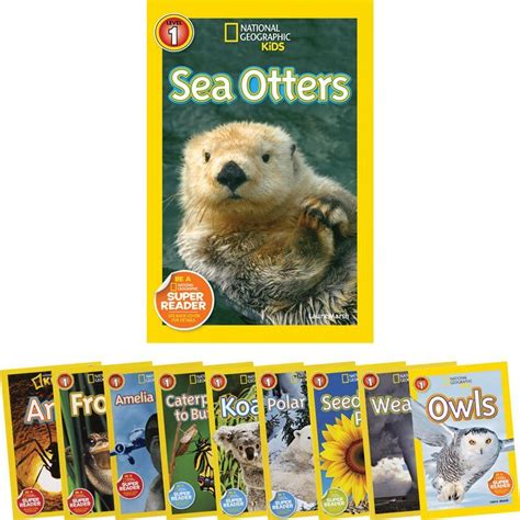 National Geographic Kids Readers Level 1 Set 1 10 Book Set National