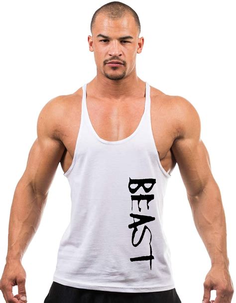 Buy The Blazze Men S Gym Vest Muscle Tee Tank Top Gym Tank Stringer