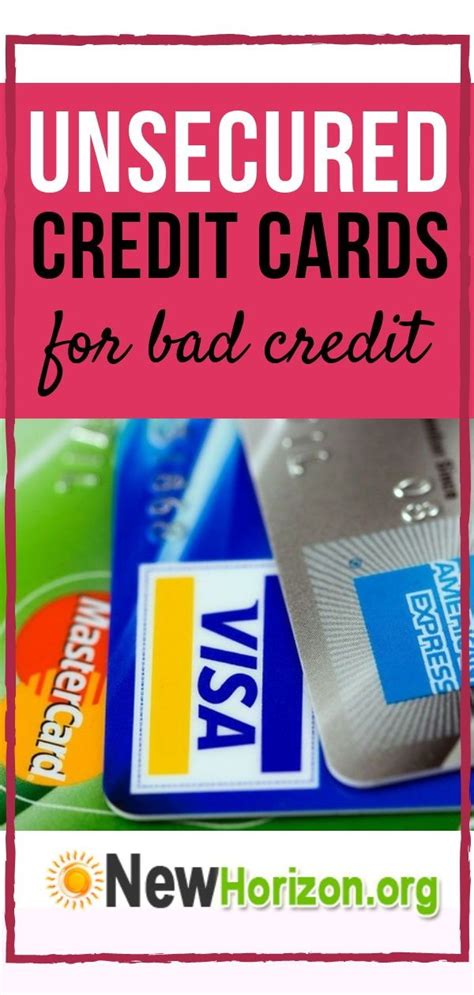 Unsecured credit always comes with higher interest rates because it is riskier for lenders. Unsecured Credit Cards - Bad/NO Credit & Bankruptcy O.K | Unsecured credit cards, Small business ...
