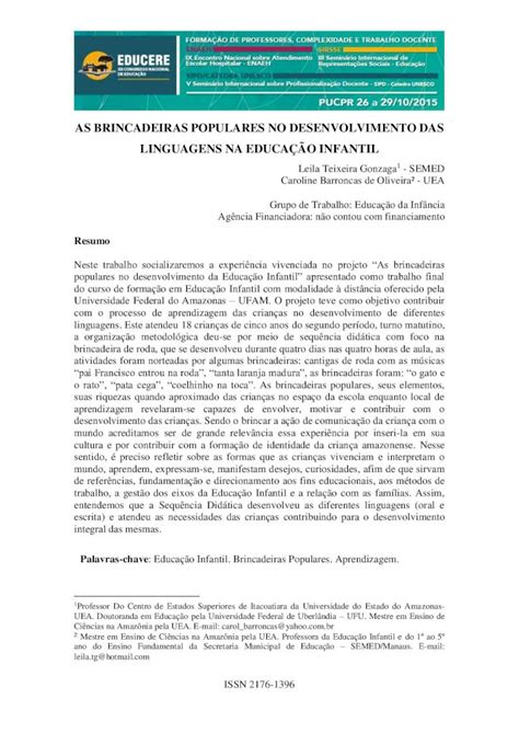 PDF AS BRINCADEIRAS POPULARES NO DESENVOLVIMENTO Files Ensinodeciencia Webnode Com Br