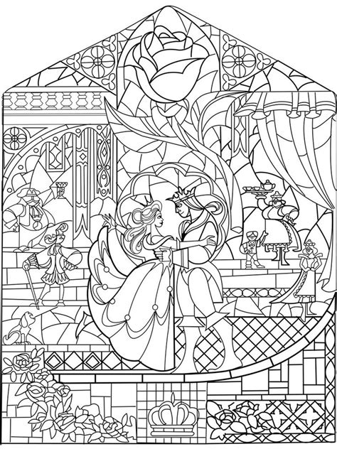 Medieval Stained Glass Coloring Pages Download And Print