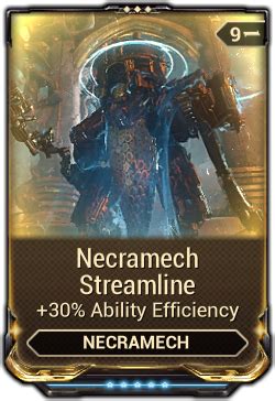 First railjack and murax(that is actually a raid) and steel path a higher level of difficulty then isolation vault that reminds me of destiny still they. Necramech Streamline | WARFRAME Wiki | Fandom