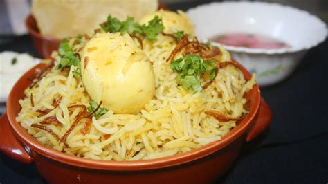 Egg Biryani Egg Dum Biryani Easy Biriyani Recipe The Cookbook
