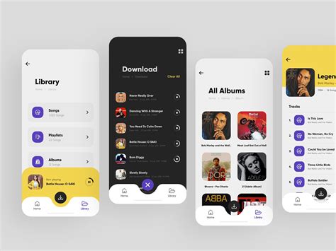 Mobile app designers are always looking for the right tool that will make their designs worthwhile for the end user experience. Music App (UI) by M S Brar for Master Creationz on Dribbble