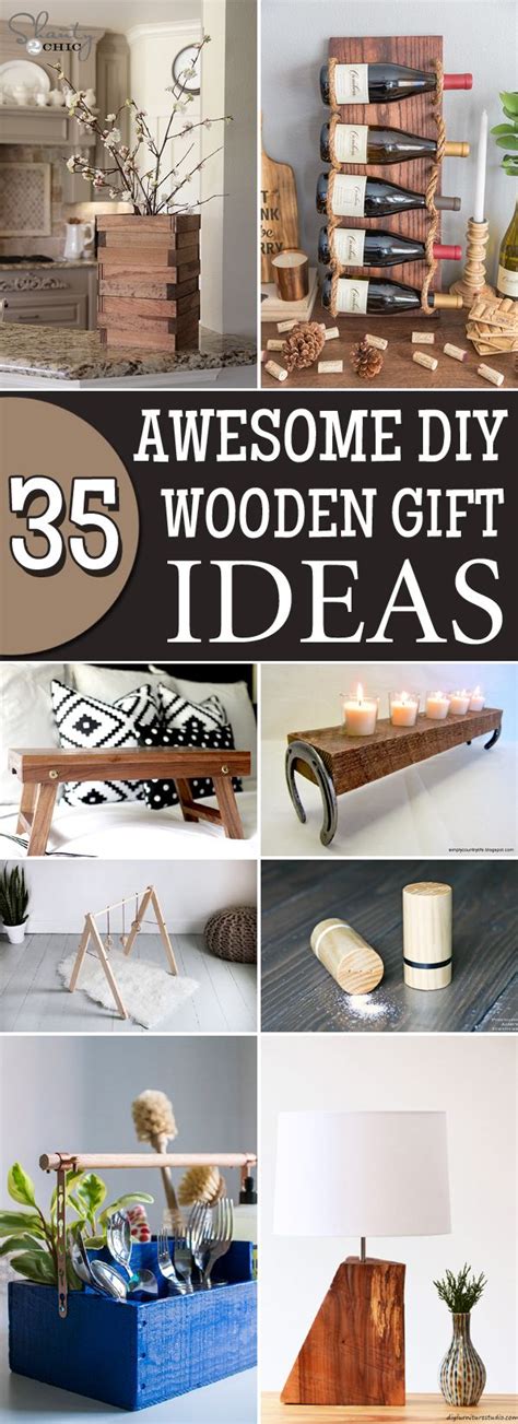 My wife convinced me to make this list for all the wives, husbands, girlfriends, and boyfriends just like her. 35 Simple Gifts You Can Make From Wood | Diy wooden ...