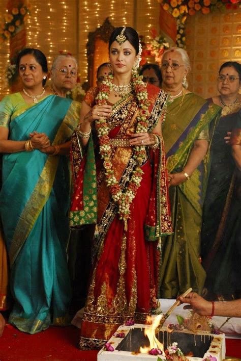 Aishwarya Rais South Indian Style Godh Bharai South Indian Wedding