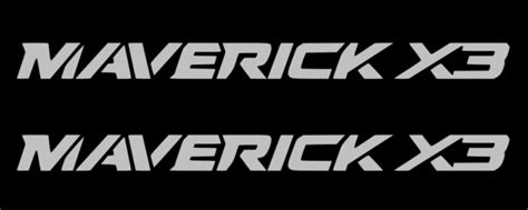 Can Am Maverick X3 Sticker Decal Graphics Many Colors Free Shipping Ebay