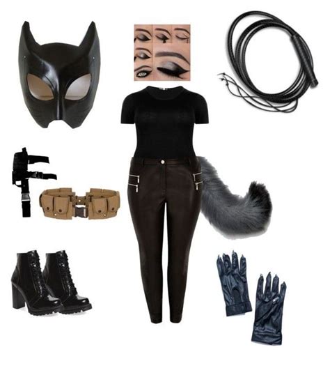 Plus Size Catwoman Costume By Cookietink On Polyvore Featuring Tell