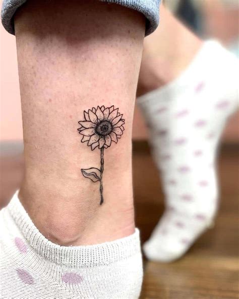 Top 57 Best Small Sunflower Tattoo Ideas 2021 Inspiration Guide