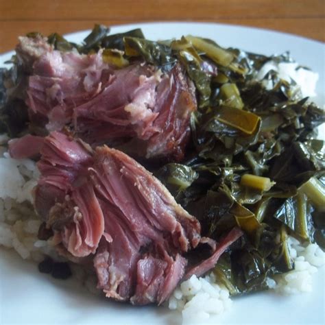Cook 2 hours or until meat comes off bone. Collard Greens and Smoked Turkey Necks | Recipe | Smoked turkey, Collard greens and Smoking