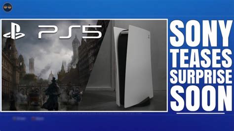 Playstation 5 Ps5 Sony Teases Surprise Soon Ps5 Next Major