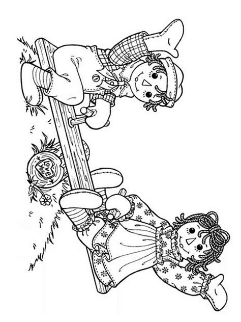 Raggedy Ann And Andy Pages Printable Coloring Pages