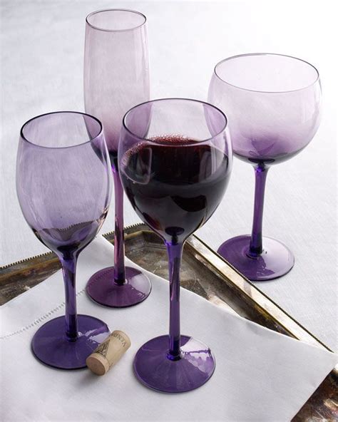 Midnight Drinkware Purple Kitchen Colored Glassware Glassware