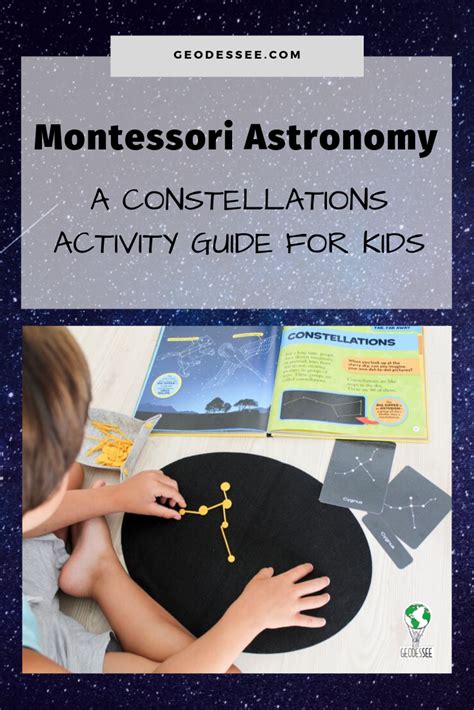 Montessori Constellations Activities And Materials Astronomy For Kids
